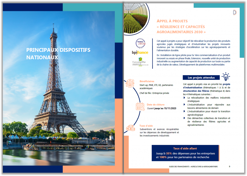 Guide agri agro Guide des financements agriculture et agroalimentaire