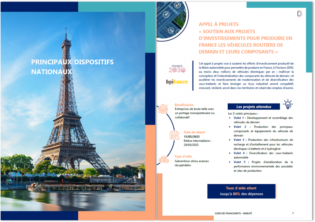Guide des financements mobilité Guide des financements du secteur mobilité