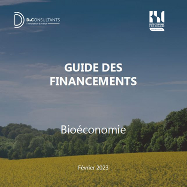 Ce guide des financements réalisé en partenariat avec le pôle B4C est dédié au secteur de la bioéconomie. Il regroupe les principaux dispositifs d’aides à l’innovation de cette filière et leurs caractéristiques, ainsi que les recommandations de nos experts pour permettre aux porteurs de projet d’avoir une vue d’ensemble et de mieux appréhender ces aides.