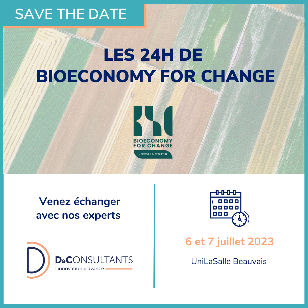 Les 6 et 7 juillet 2023, D&Consultants participera à la prochaine édition des 24H de B4C qui aura lieu à UniLaSalle à Beauvais.
Une journée de rencontres et de partages organisée par notre partenaire le pôle B4C et dédiée à ses adhérents. Au programme : pitchs, newtorking, rdv d’affaires, cocktail.